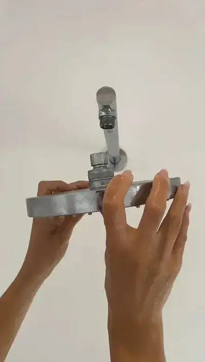 take off your old showerhead 